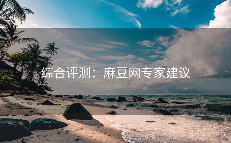 综合评测：麻豆网专家建议
